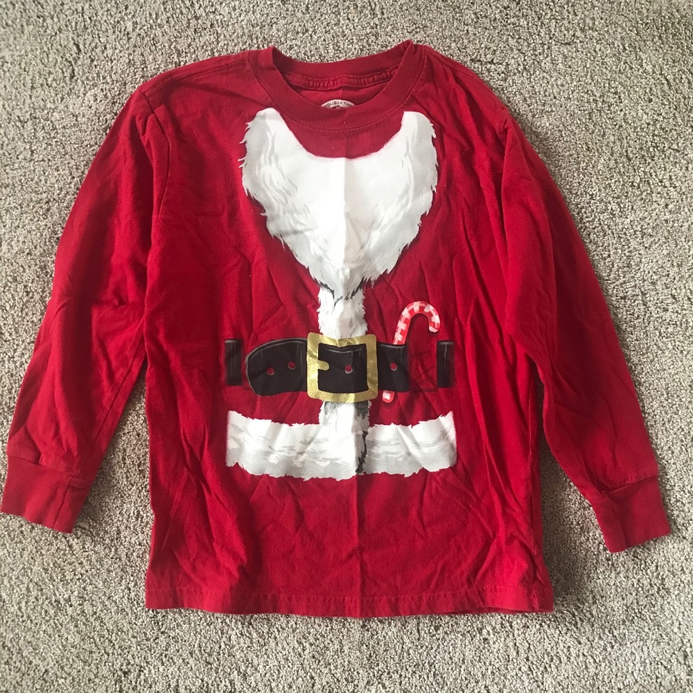 🍓Santa Suit Holiday Time Top